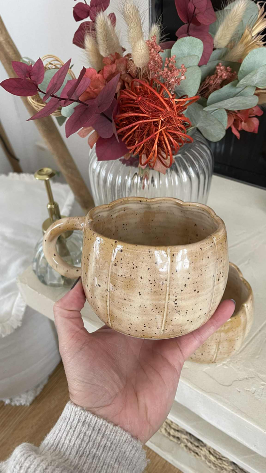[PRE COMMANDE] MUG CITROUILLE - Orange Pastel