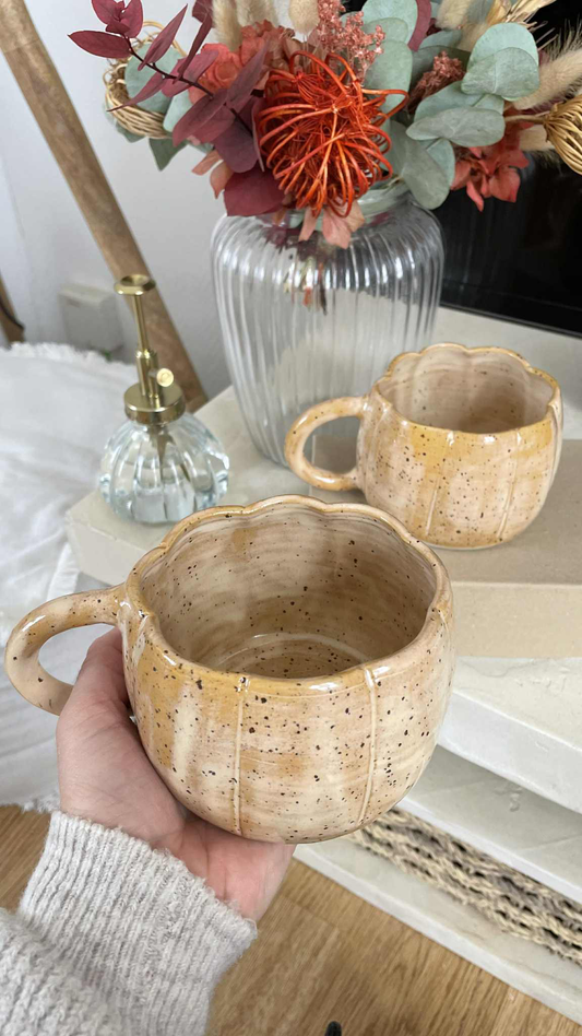 [PRE COMMANDE] MUG CITROUILLE - Orange Pastel